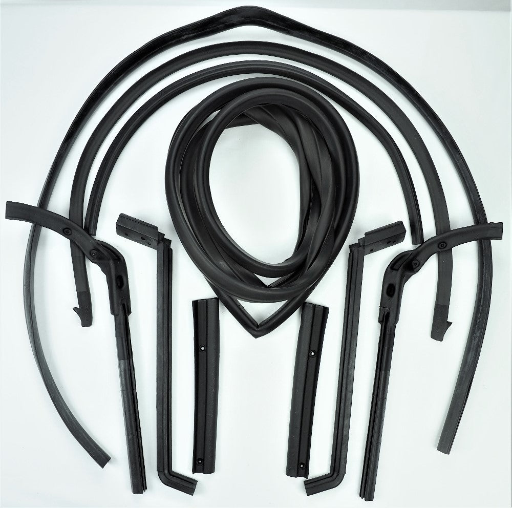 H293: 63-67 Hard Top Weatherstrip kit - 10 pc – Corvette Rubber Co.