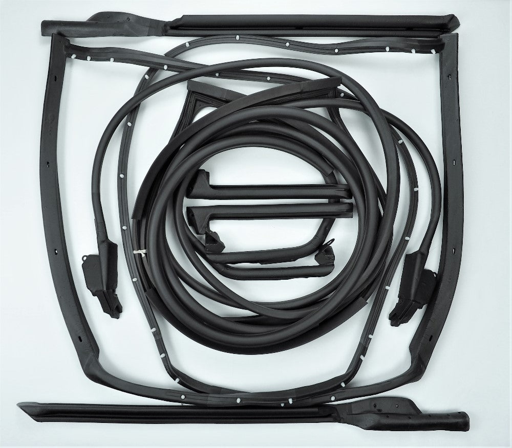 K010: 70-72 T-Top/Door weatherstrip kit - 10 pcs – Corvette Rubber Co.